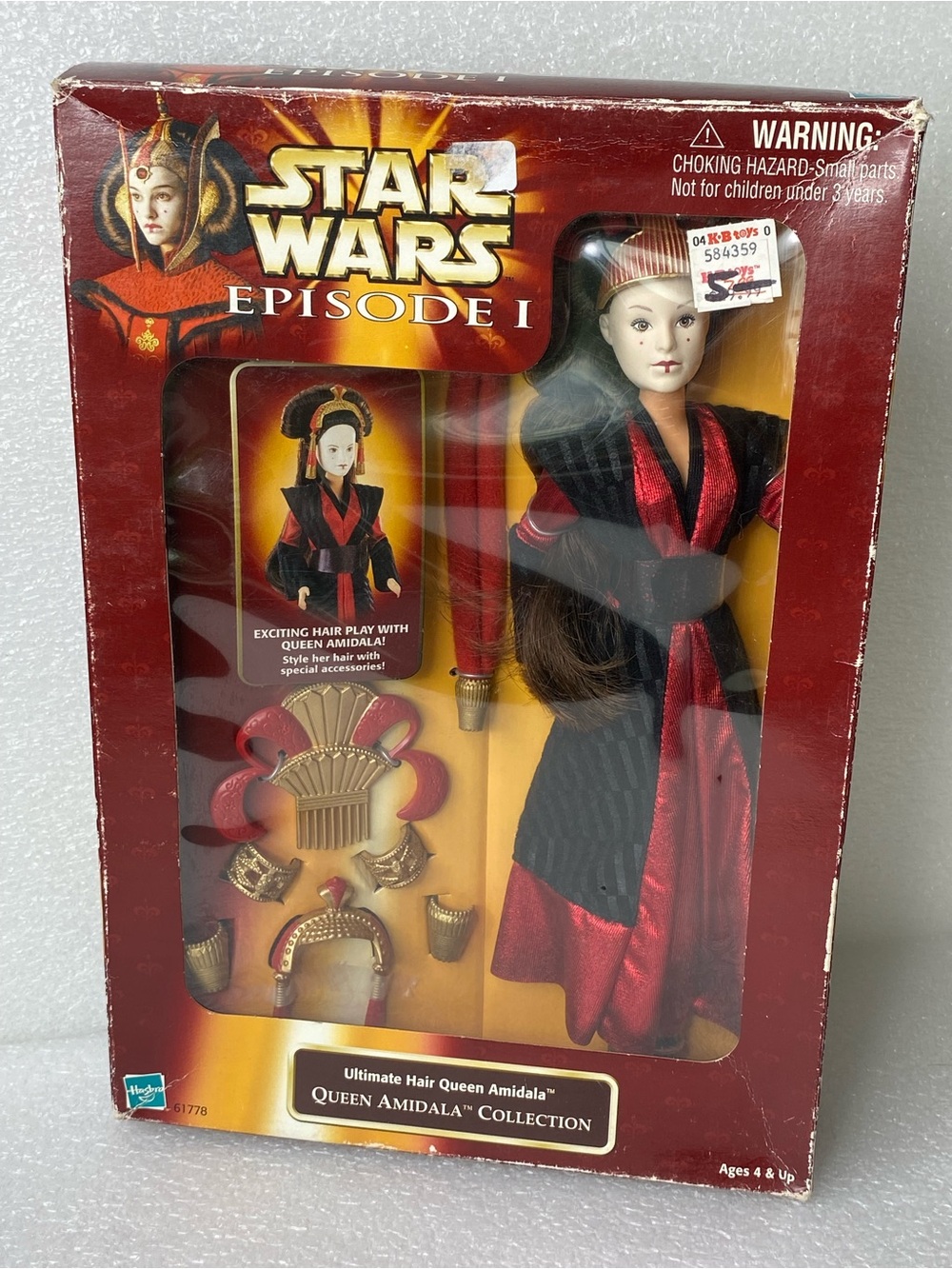 Star Wars Episode I Ultimate Hair Queen Amidala
Collection Doll 1998 Hasbro